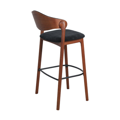 Taburete ROSSO - Madera Nogal