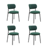 Set 4 Sillas MARA - Verde Oscuro