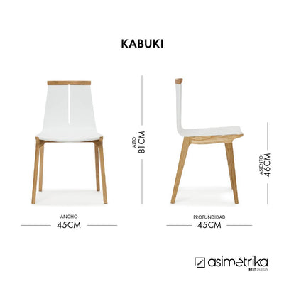 Silla KABUKI - Blanco
