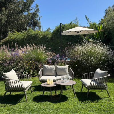 Set 2 Mesas de Centro MYKONOS - Taupe