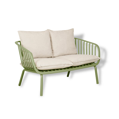 Sofá 2 Cuerpos Terraza MYKONOS - Verde Menta