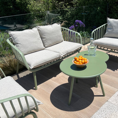 Sofá 2 Cuerpos Terraza MYKONOS - Verde Menta