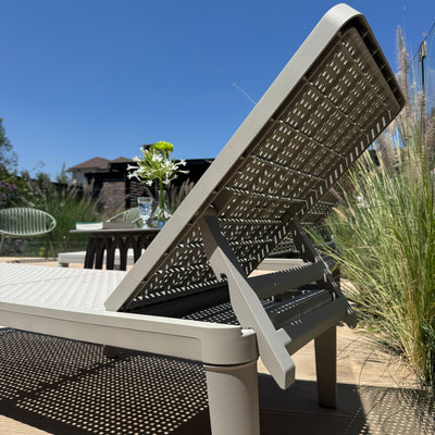 Reposera Solara Gris Marfil