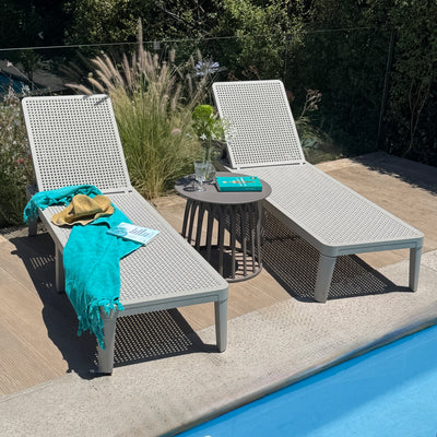 Reposera Solara Gris Marfil