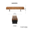Banqueta MADISON - Madera Coihue
