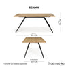 Mesa RENMA - Madera Natural
