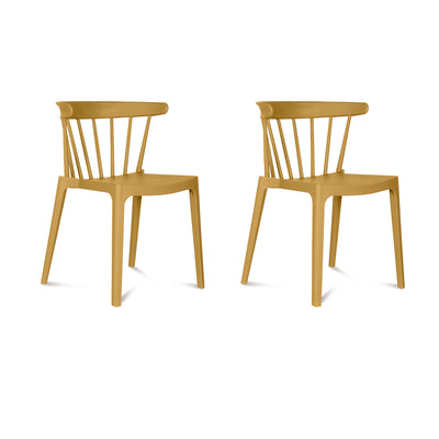 Set 2 Sillas SALOON - Ocre