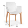 Silla GRULLA - Blanco