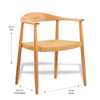 Silla Venecia - Madera Natural