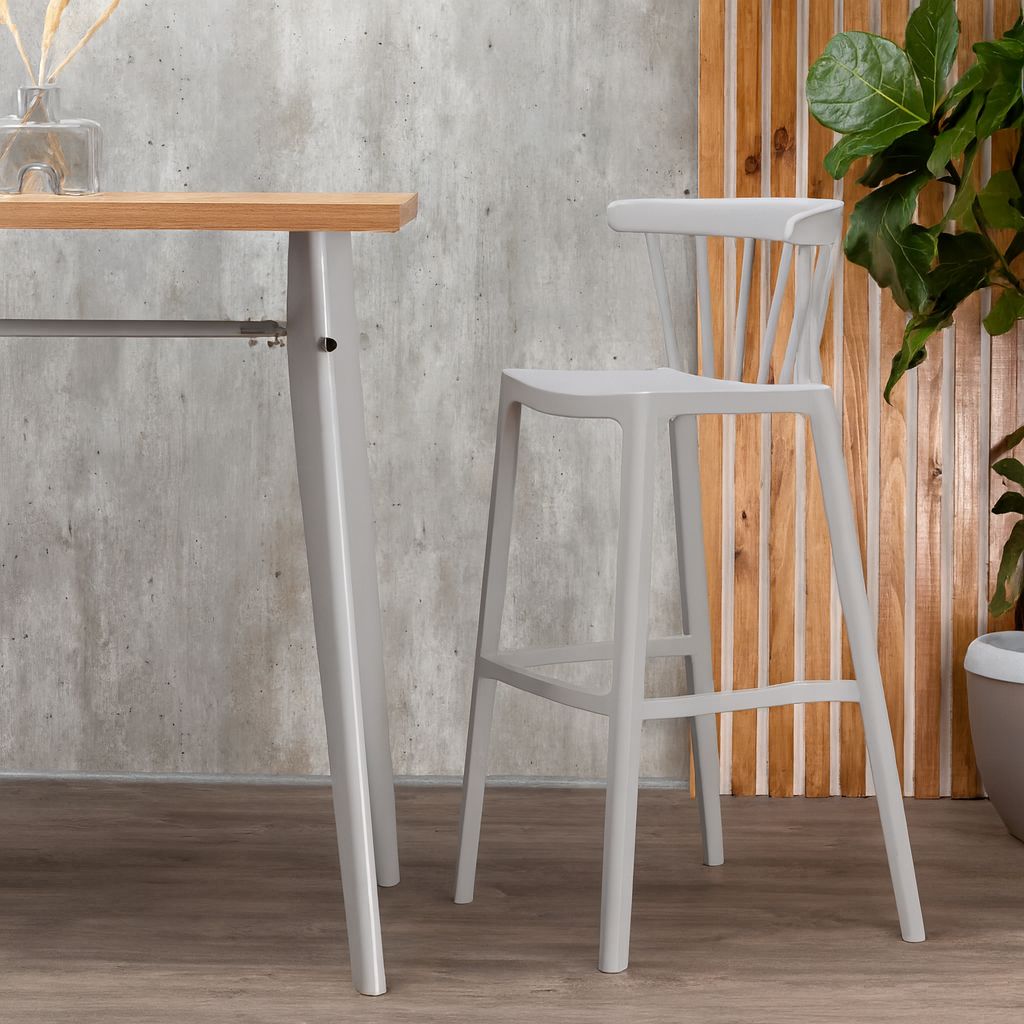 Taburete SALOON - Blanco Marfil