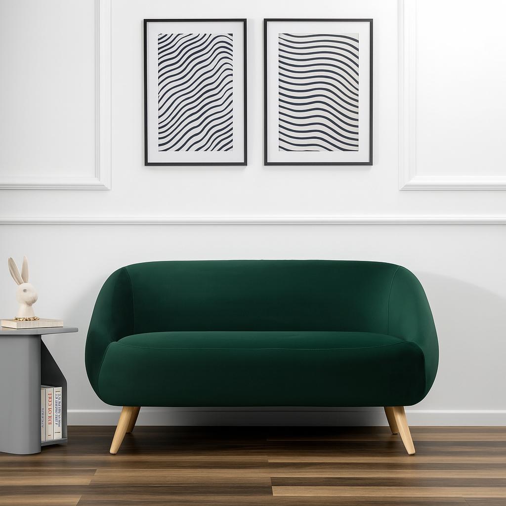 Sofá BUBBA 2 Cuerpos - Verde Natural