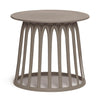 Mesa lateral COLUMBA - Gris Cálido