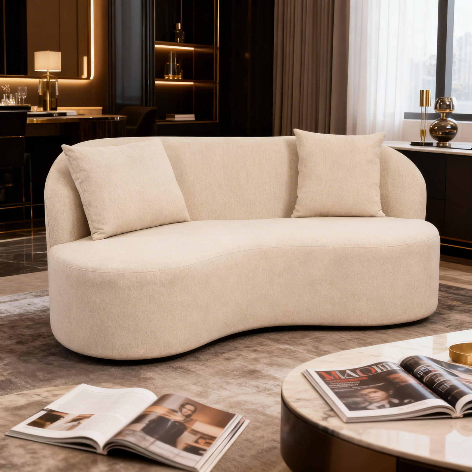 Sofá NOVA - Beige 3 Cuerpos