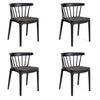 Set 4 Sillas SALOON - Negro