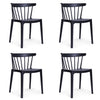 Set 4 Sillas SALOON - Negro